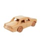 Wooden World wooden toy car Fiat 125p 12cm natural wood