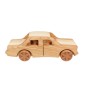 Wooden World wooden toy car Fiat 125p 12cm natural wood