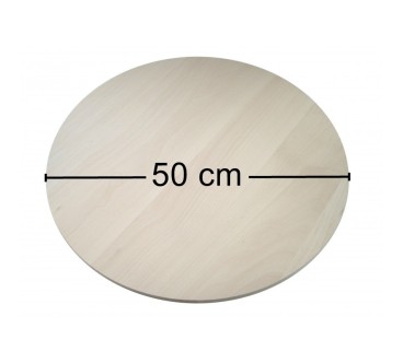 Round beech wood pizza board 50cm - Wooden World