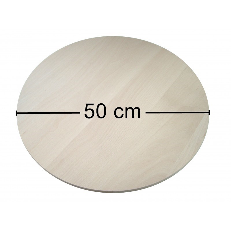 Wooden World round beech wood pizza board 50cm diameter smooth edge – Unfinished / Raw Wood Wooden World round beech wood pizza board 50cm diameter smooth edge – Unfinished / Raw Wood