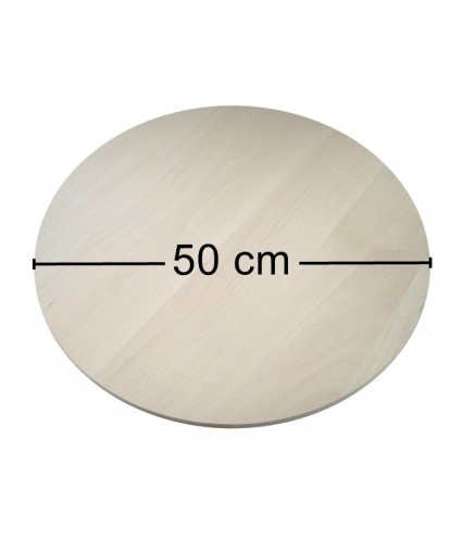 Round beech wood pizza board 50cm - Wooden World