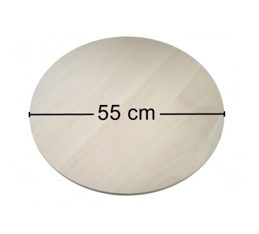 Round beech wood pizza board 55cm - Wooden World