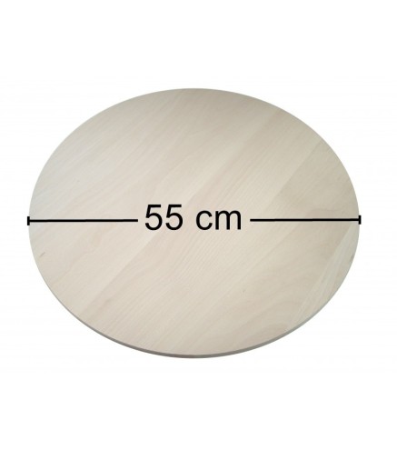 Round beech wood pizza board 55cm - Wooden World