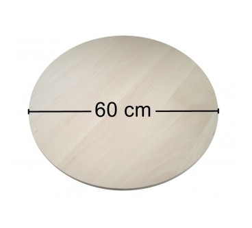 Round beech wood pizza board 60cm - Wooden World