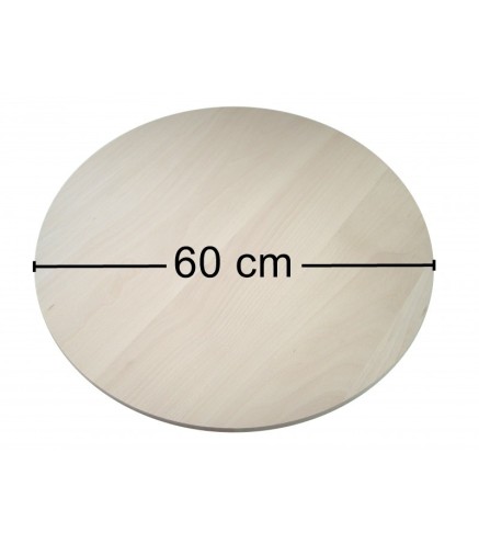 Round beech wood pizza board 60cm - Wooden World