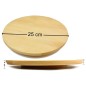 Wooden World round beech Lazy Susan turntable 25cm diameter oiled wood Wooden World round beech Lazy Susan turntable 25cm diameter oiled wood