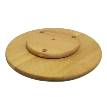 Round beech Lazy Susan 35cm - Wooden World