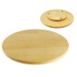 Wooden World round beech Lazy Susan turntable 40cm diameter oiled wood Wooden World round beech Lazy Susan turntable 40cm diameter oiled wood