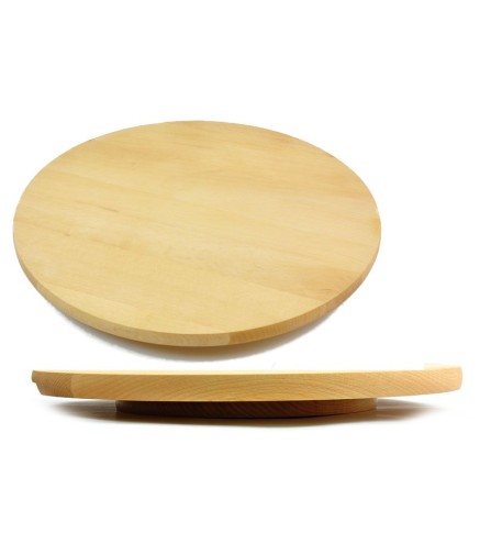 Round beech Lazy Susan 45cm - Wooden World