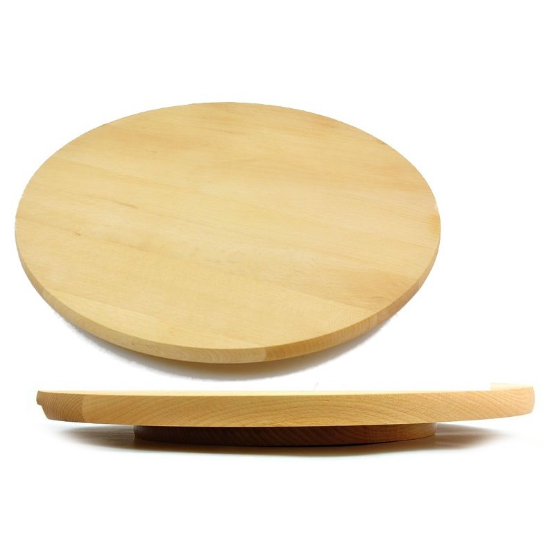 Wooden World round beech Lazy Susan turntable 60cm diameter oiled wood Wooden World round beech Lazy Susan turntable 60cm diameter oiled wood