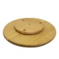 Wooden World round beech Lazy Susan turntable 60cm diameter oiled wood Wooden World round beech Lazy Susan turntable 60cm diameter oiled wood