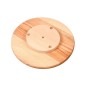 Wooden World round ash Lazy Susan serving board 33cm with 5 compartments