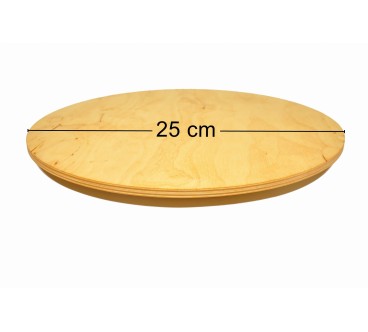 25 cm Rotating Serving Board Lazy Susan – Oiled Plywood