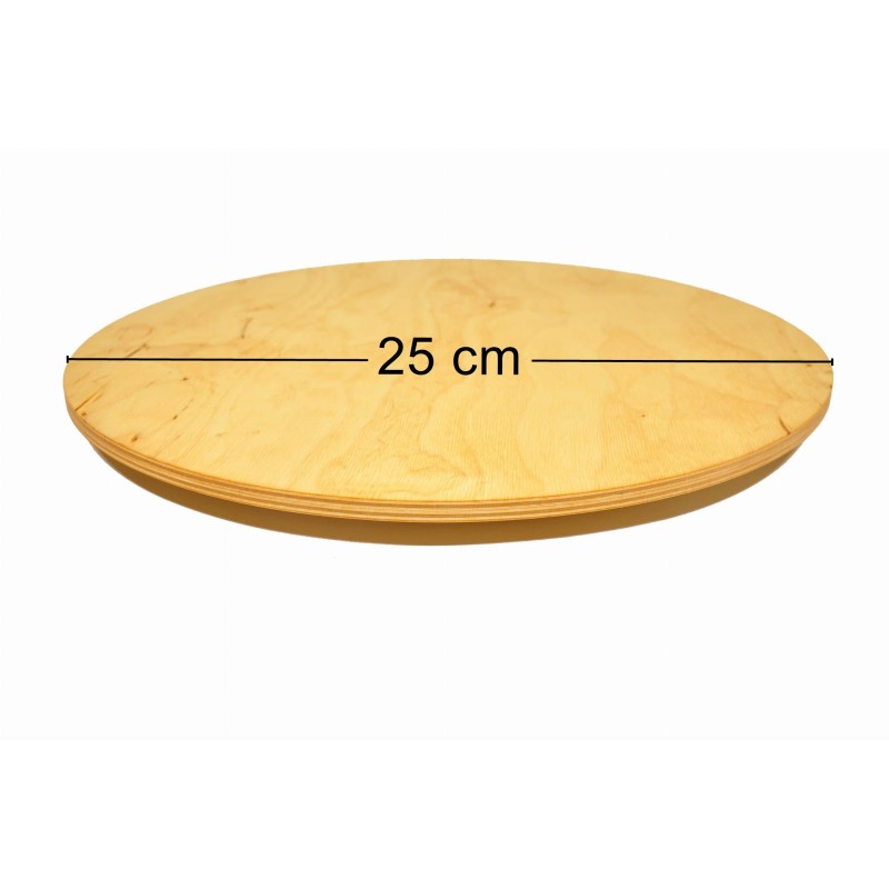 25 cm Wooden Rotating Serving Board Lazy Susan – Oiled Plywood