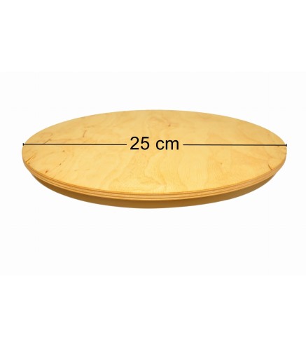 25 cm Rotating Serving Board Lazy Susan – Oiled Plywood