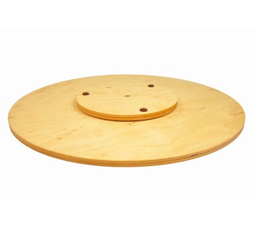 25 cm Rotating Serving Board Lazy Susan – Oiled Plywood