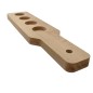 Beech Shot Glass Serving Board 30x7 cm with 4 Holes