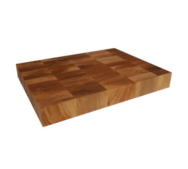 Oak End Grain Chopping Block 32x24 cm – Heavy Duty Cutting Board