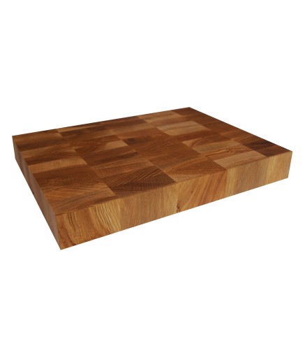Oak End Grain Chopping Block 32x24 cm – Heavy Duty Cutting Board