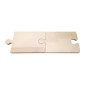 Wooden Beech Puzzle Cutting Board 26x15 cm with Wine Glass Holder