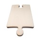 Wooden Beech Puzzle Cutting Board 26x15 cm with Wine Glass Holder