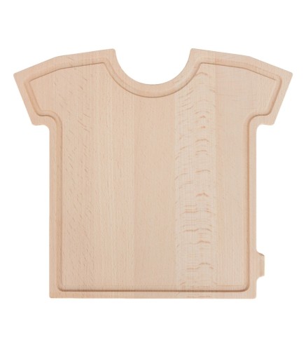 Beech Shirt Shape Cutting Board 28x25 cm