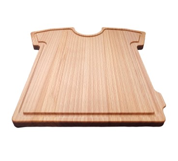 Beech Shirt Shape Cutting Board 28x25 cm