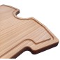 Beech Wooden Cutting Board Shirt Shape 28x25 cm Beech Wooden Cutting Board Shirt Shape 28x25 cm