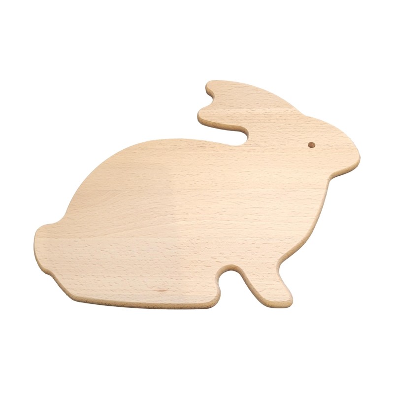Beech Wooden Cutting Board Rabbit Shape 25x20.5 cm Beech Wooden Cutting Board Rabbit Shape 25x20.5 cm
