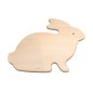 Beech Wooden Cutting Board Rabbit Shape 25x20.5 cm Beech Wooden Cutting Board Rabbit Shape 25x20.5 cm