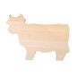 Beech Wooden Cutting Board Cow Shape 28x20 cm