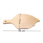 Beech Leaf Cutting Board 39×19 cm – Oiled Wooden Serving Board