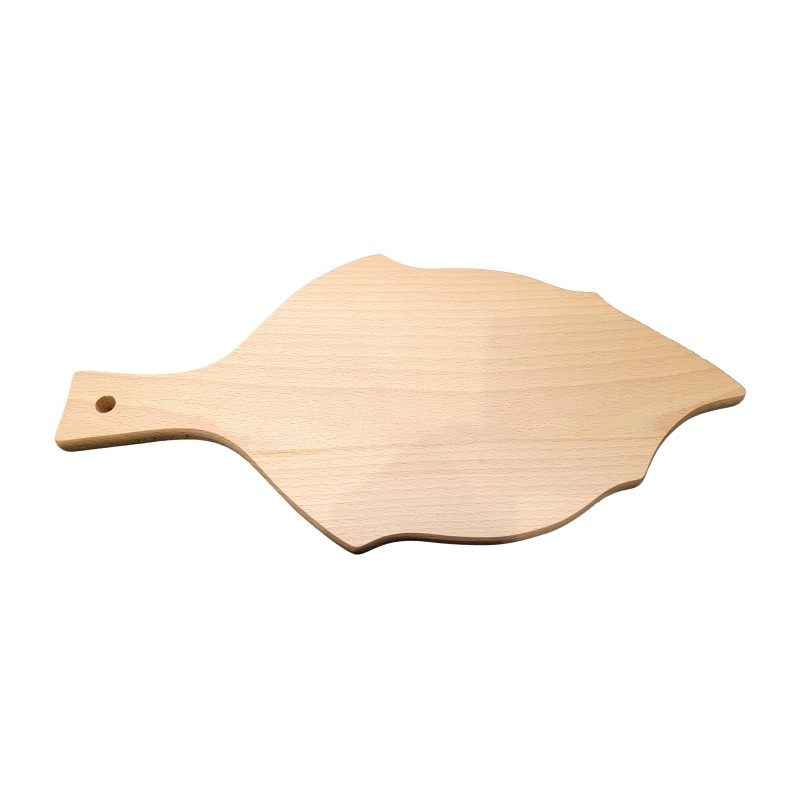 Beech Leaf Cutting Board 39×19 cm – Oiled Wooden Serving Board