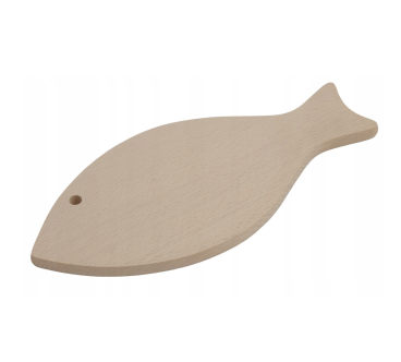 Fish Shape Beech Cutting Board 35x15.5 cm