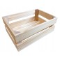 Wooden Crate 40 x 30 x 15 cm for Storage, Display and Home Organisation