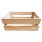 Wooden Crate 40 x 30 x 15 cm for Storage, Display and Home Organisation