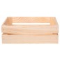 Wooden Crate 40 x 30 x 15 cm for Storage, Display and Home Organisation