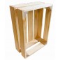 Wooden Crate 40 x 30 x 15 cm for Storage, Display and Home Organisation
