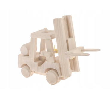 Wooden Beech Forklift Toy 26×12×20 cm