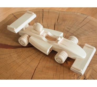 Wooden Formula F1 Car Toy 23.5×9×9 cm