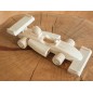 Wooden World Wooden Formula F1 Car Toy, Beech Wood, Racing Model, 23.5×9×9 cm