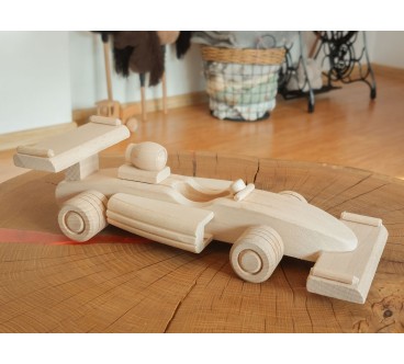 Wooden Formula F1 Car Toy 23.5×9×9 cm