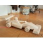 Wooden World Wooden Formula F1 Car Toy, Beech Wood, Racing Model, 23.5×9×9 cm