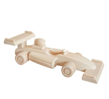Wooden Formula F1 Car Toy 23.5×9×9 cm