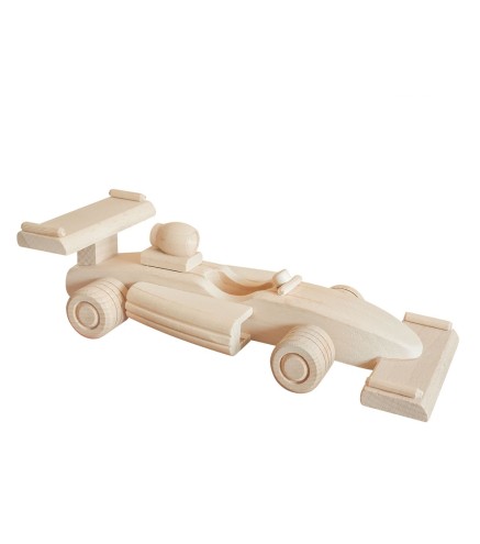 Wooden Formula F1 Car Toy 23.5×9×9 cm