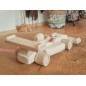 Wooden World Wooden Formula F1 Car Toy, Beech Wood, Racing Model, 23.5×9×9 cm