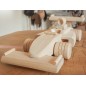 Wooden World Wooden Formula F1 Car Toy, Beech Wood, Racing Model, 23.5×9×9 cm