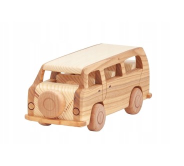 Wooden Volkswagen T2 Van Toy 19.5×6.5×7.5 cm