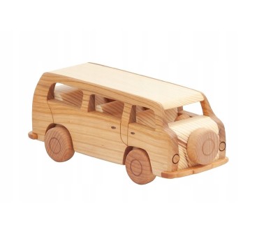 Wooden Volkswagen T2 Van Toy 19.5×6.5×7.5 cm