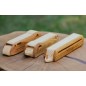 Wooden World Wooden TGV Express Train Toy, 3-Part Model, Mixed Woods, Movable Wheels